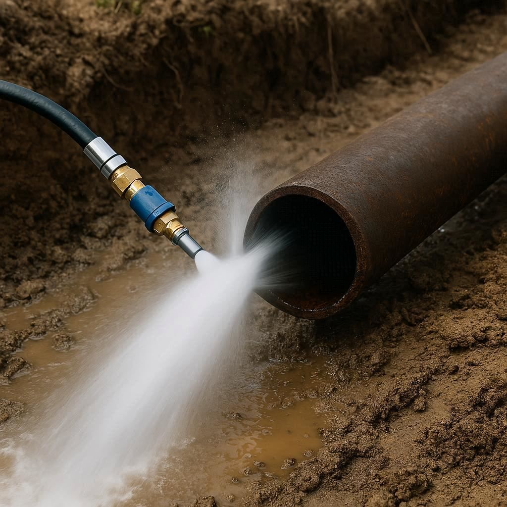 Гидродинамическая прочистка водопроводных труб в Солнечногорске