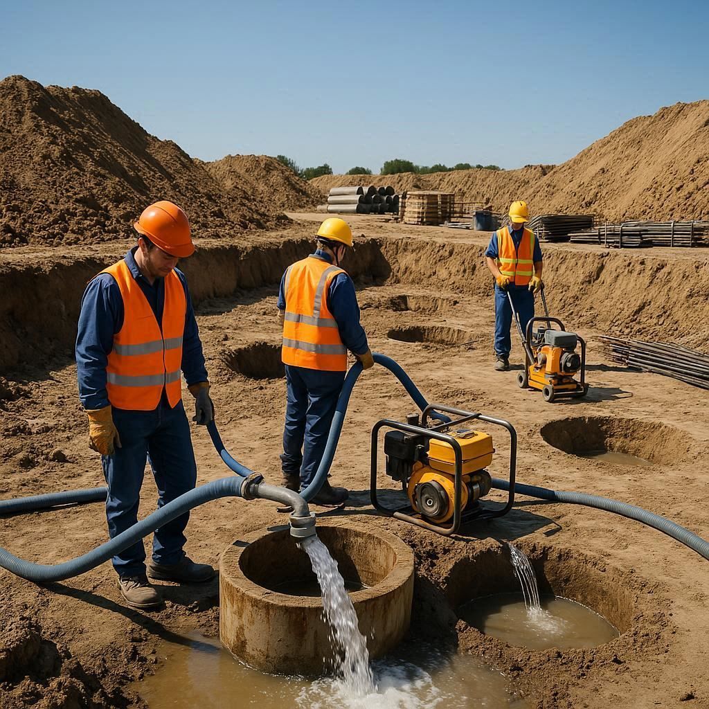 Глубинное водопонижение скважинами в Солнечногорске