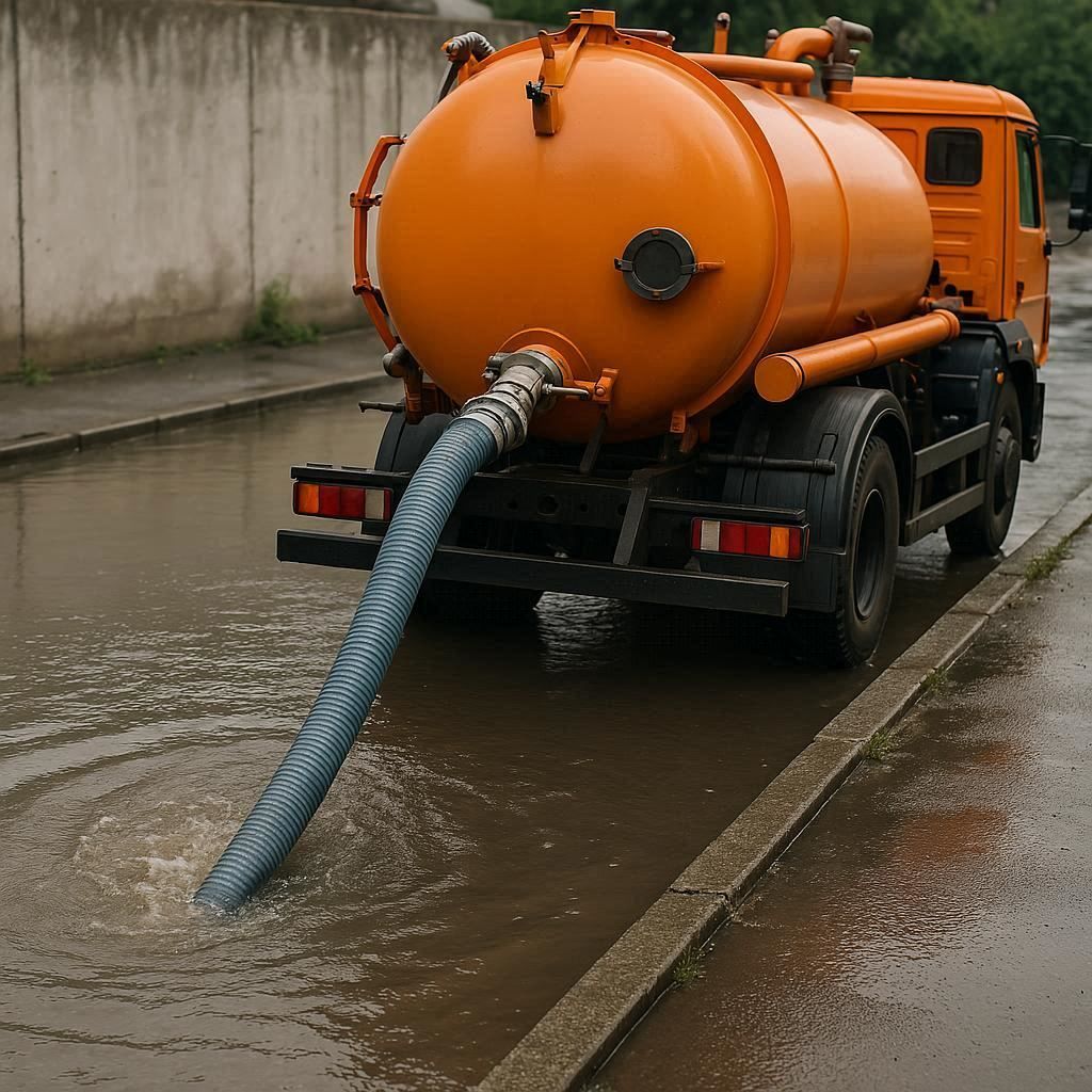Откачка воды в Солнечногорске